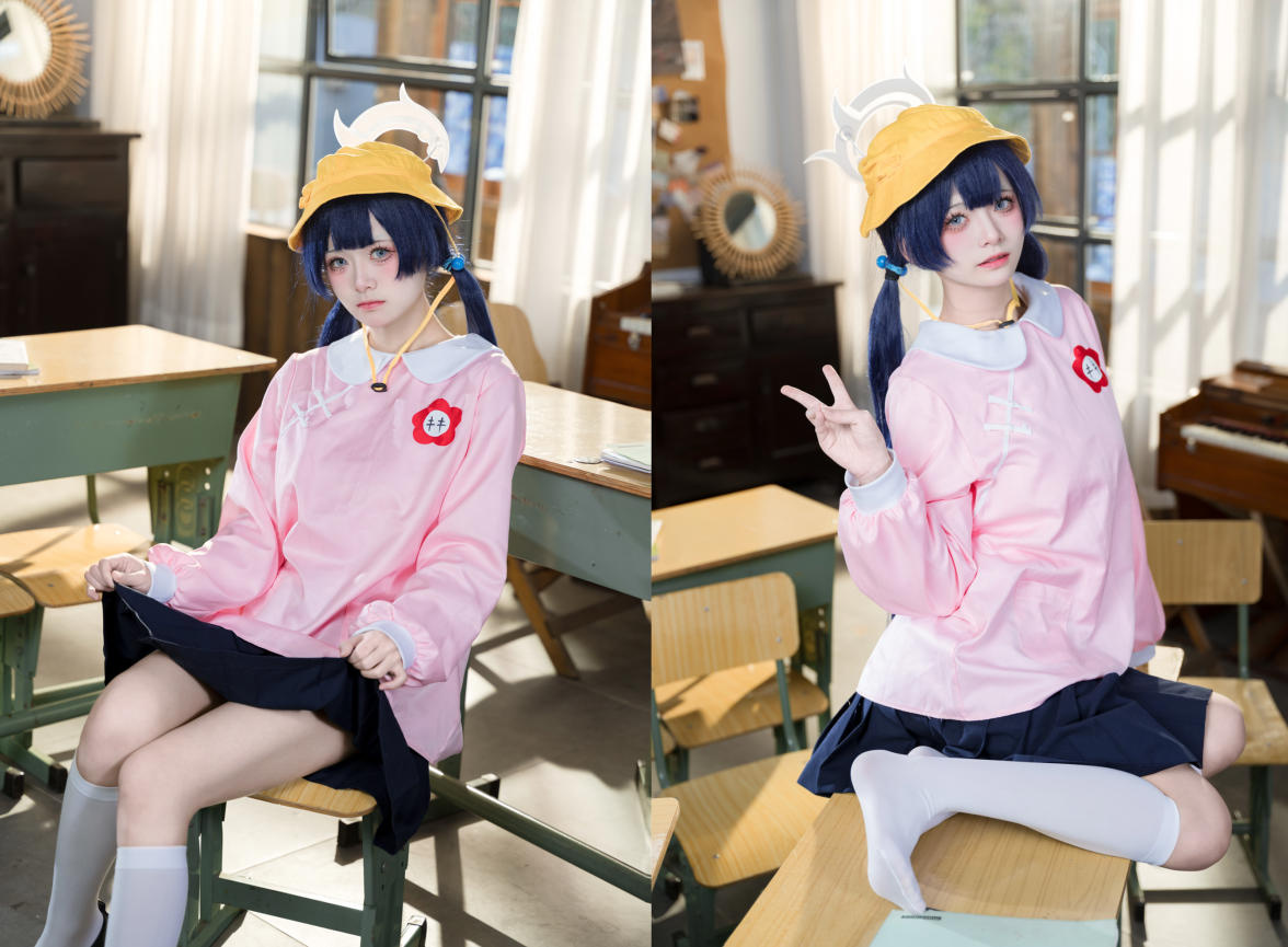 九柒喵 – 蔚蓝档案 妃咲幼稚园 [25P-110MB]