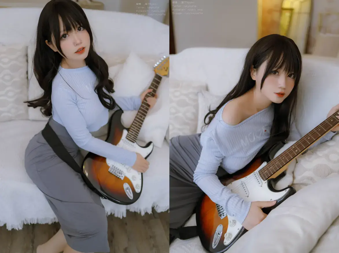 Nyako喵子 – 吉他妹妹连衣裙 [71P1V-712MB]